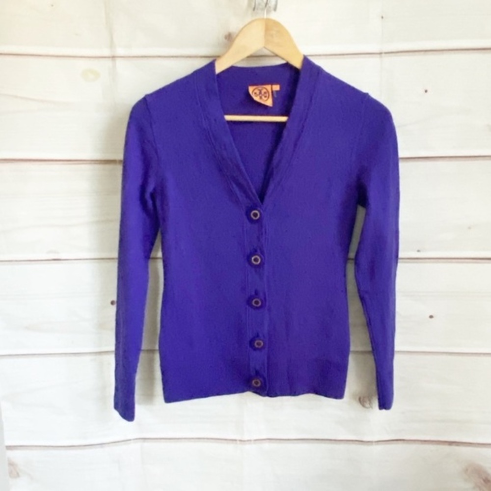 Tory Burch Merino Wool Cardigan Sweater